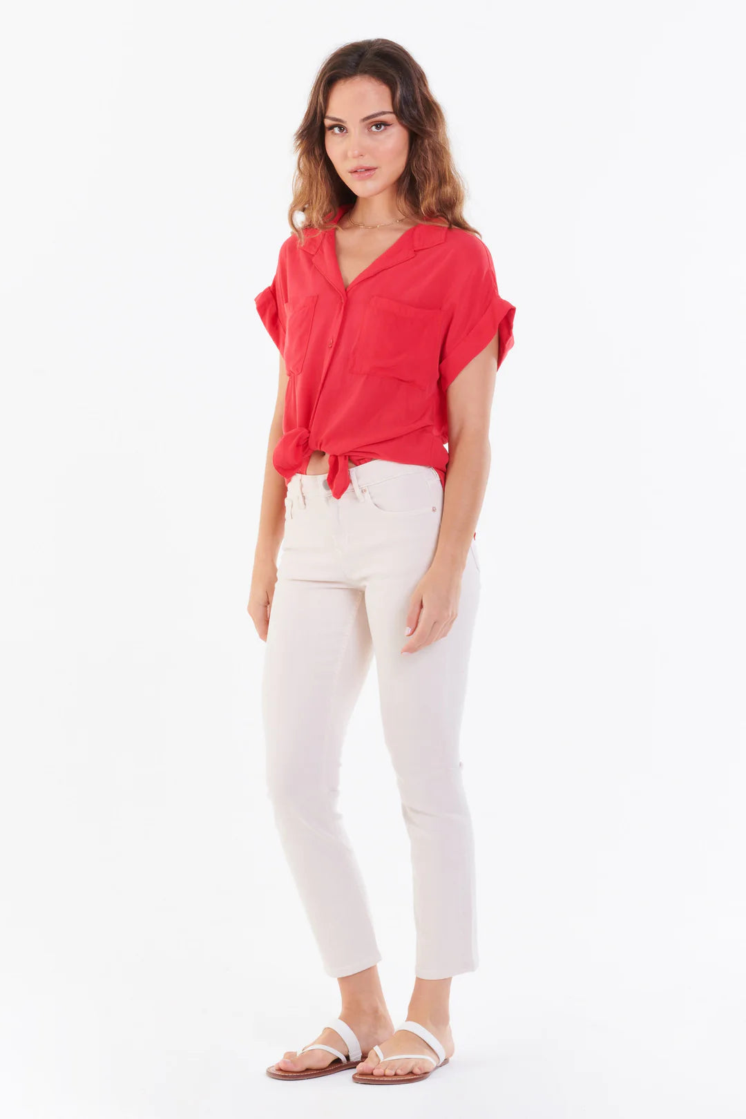 Dear John CALI TIE FRONT SHIRT