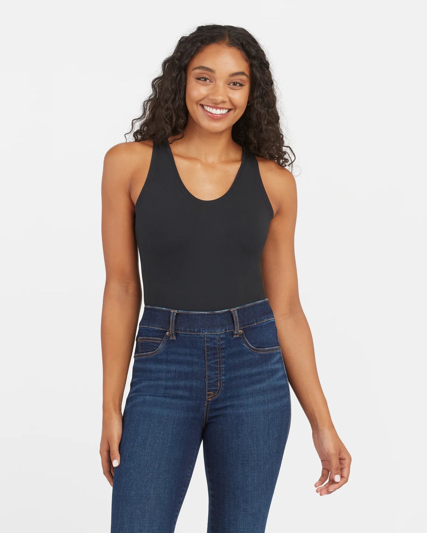 Spanx Black Tank Bodysuit