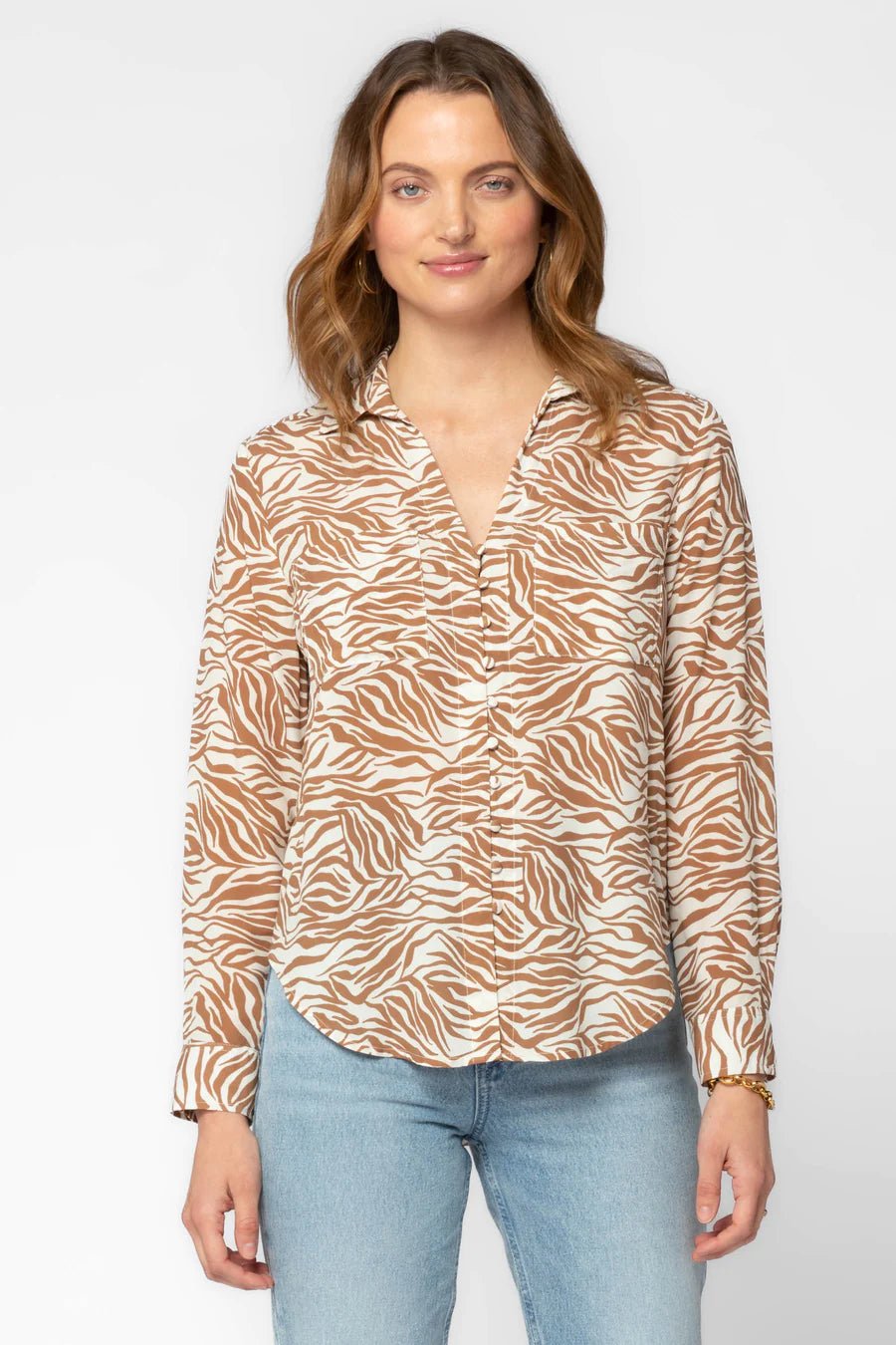Velvet Heart ELENI ZEBRA SHIRT
