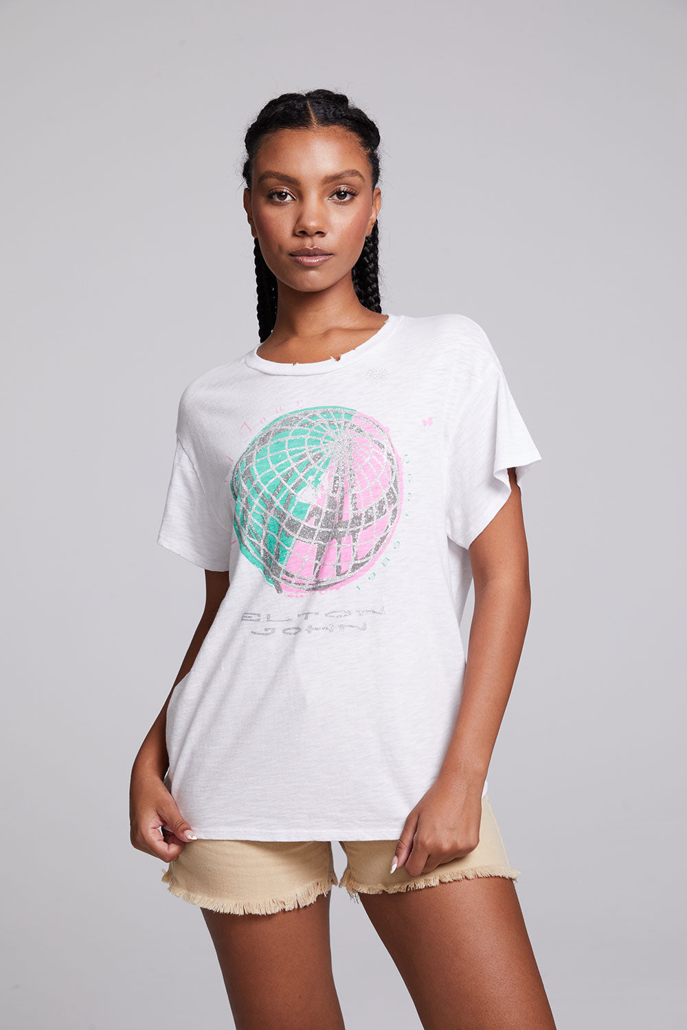 Chaser Elton John World Tour Crew Neck Tee