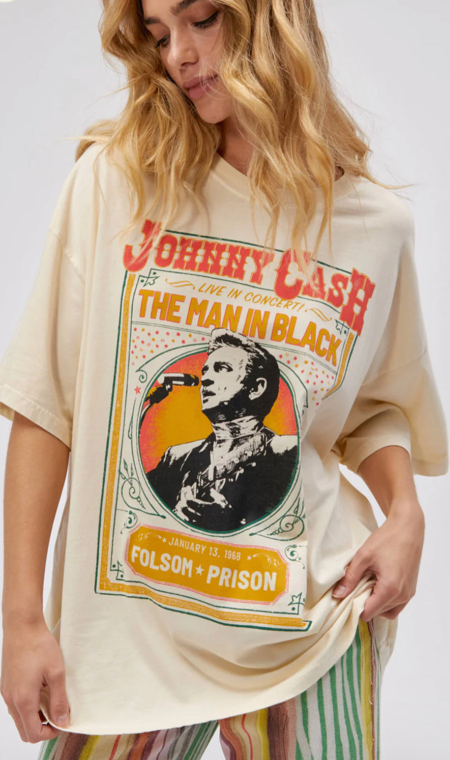 Johnny Cash Man in Black O/S
