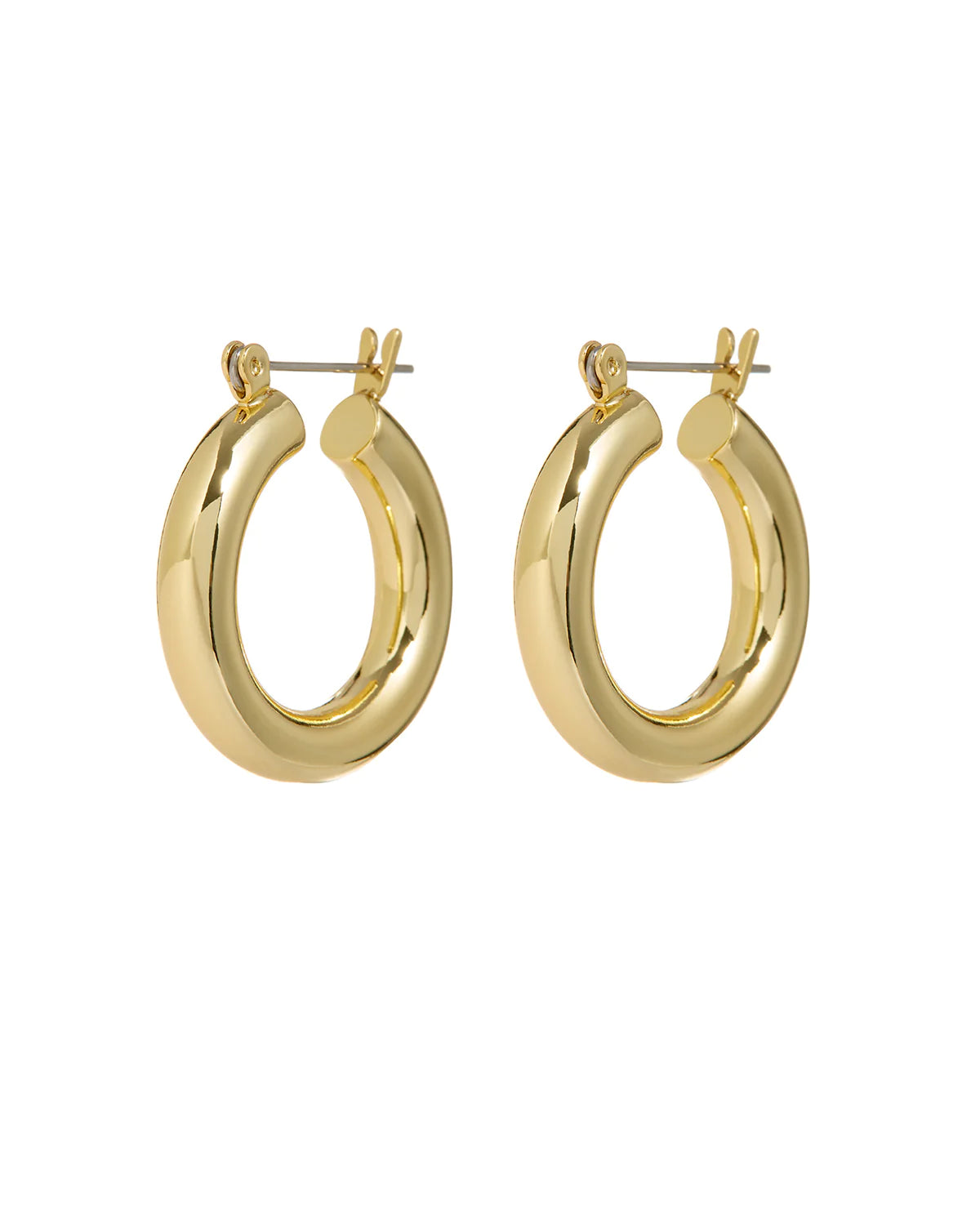 Luv AJ Pave Baby Amalfi Gold Hoops
