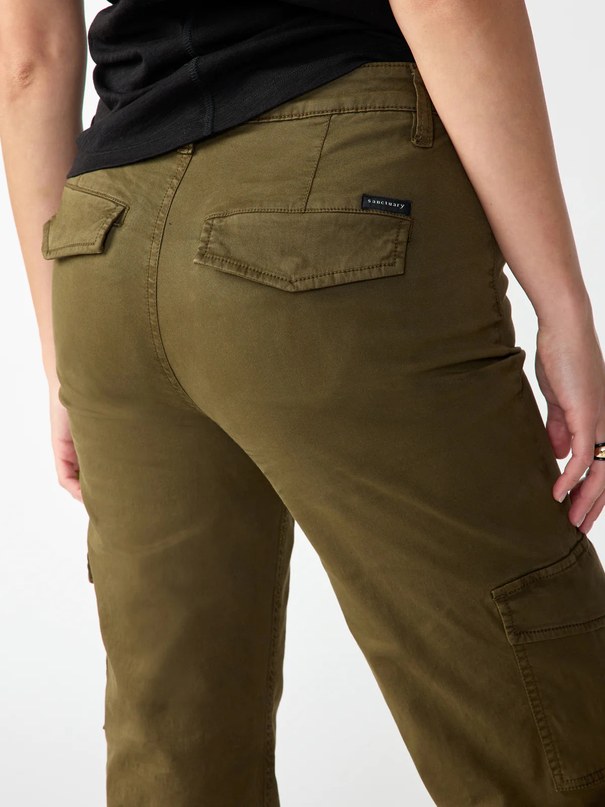 Sanctuary Flashback Cargo High Rise Pant Canteen