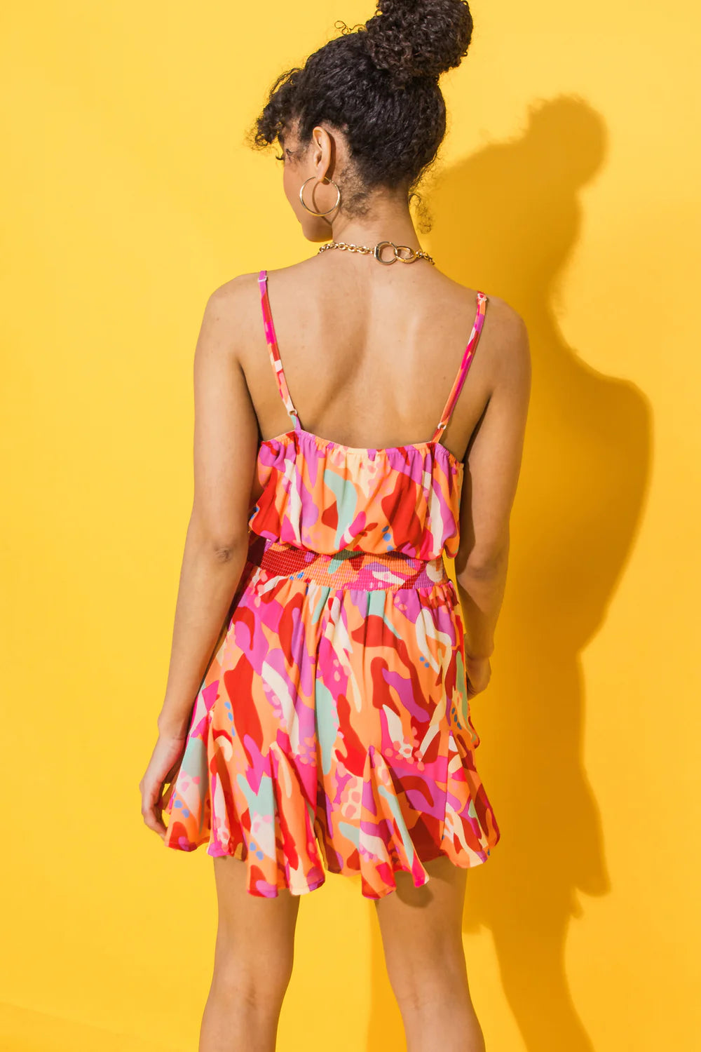 STILL GOING STRONG WOVEN ROMPER