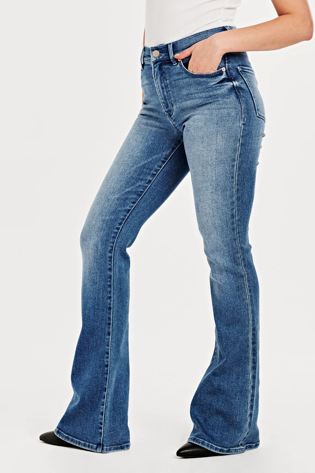 Dear John LANEY HIGH RISE FLARE JEANS ITASCA