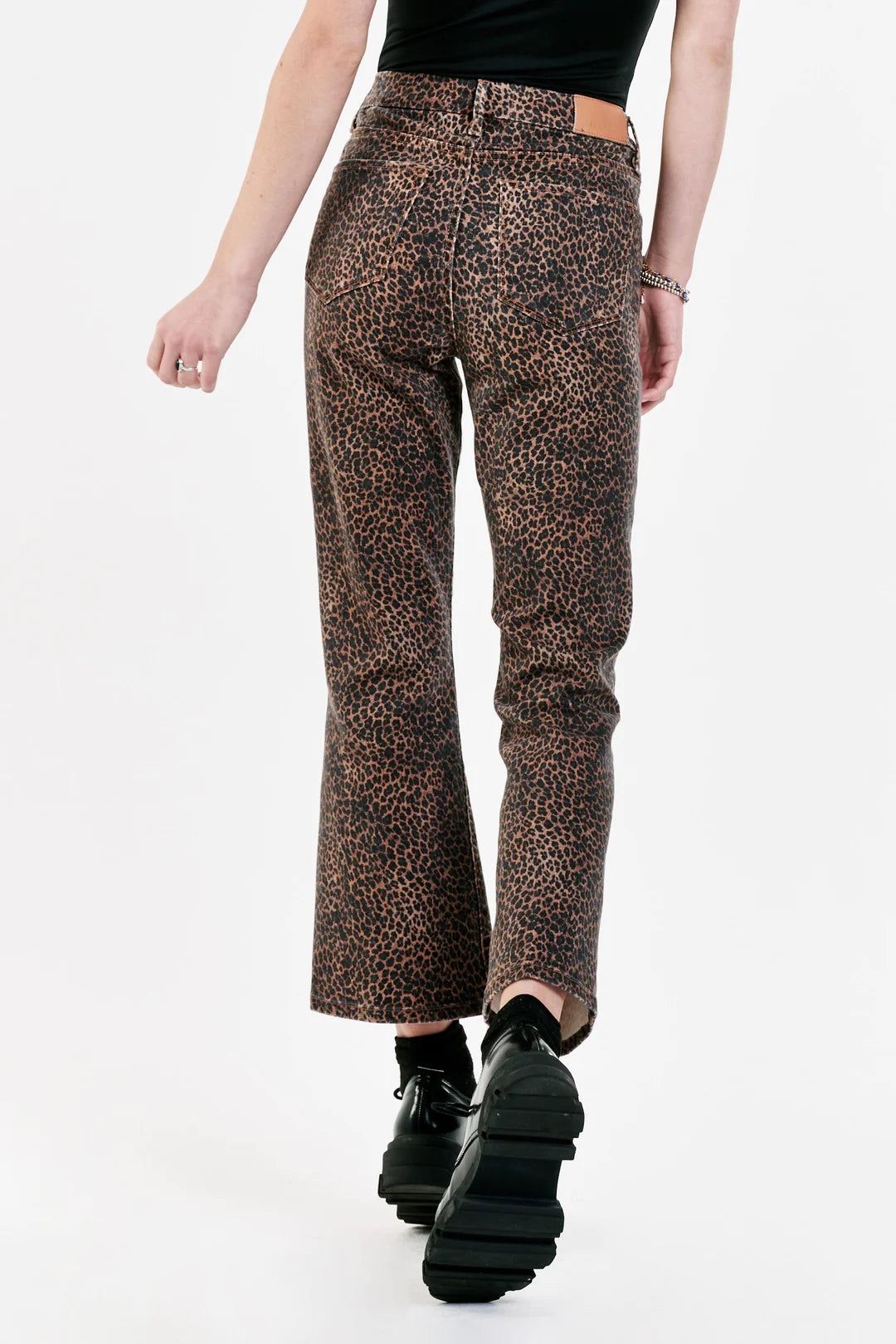 Dear John JEANNE SUPER HIGH RISE CROPPED FLARE JEANS CATWALK