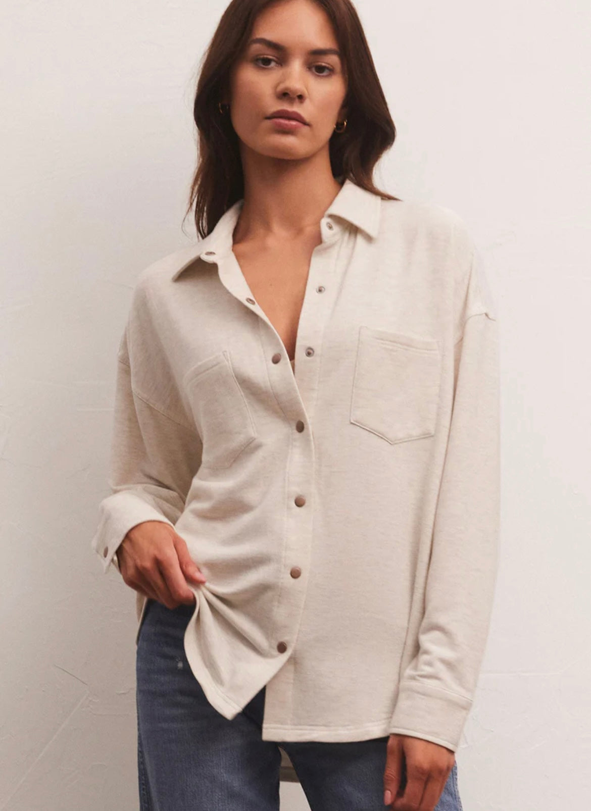 Z Supply WFH MODAL SHIRT JACKET