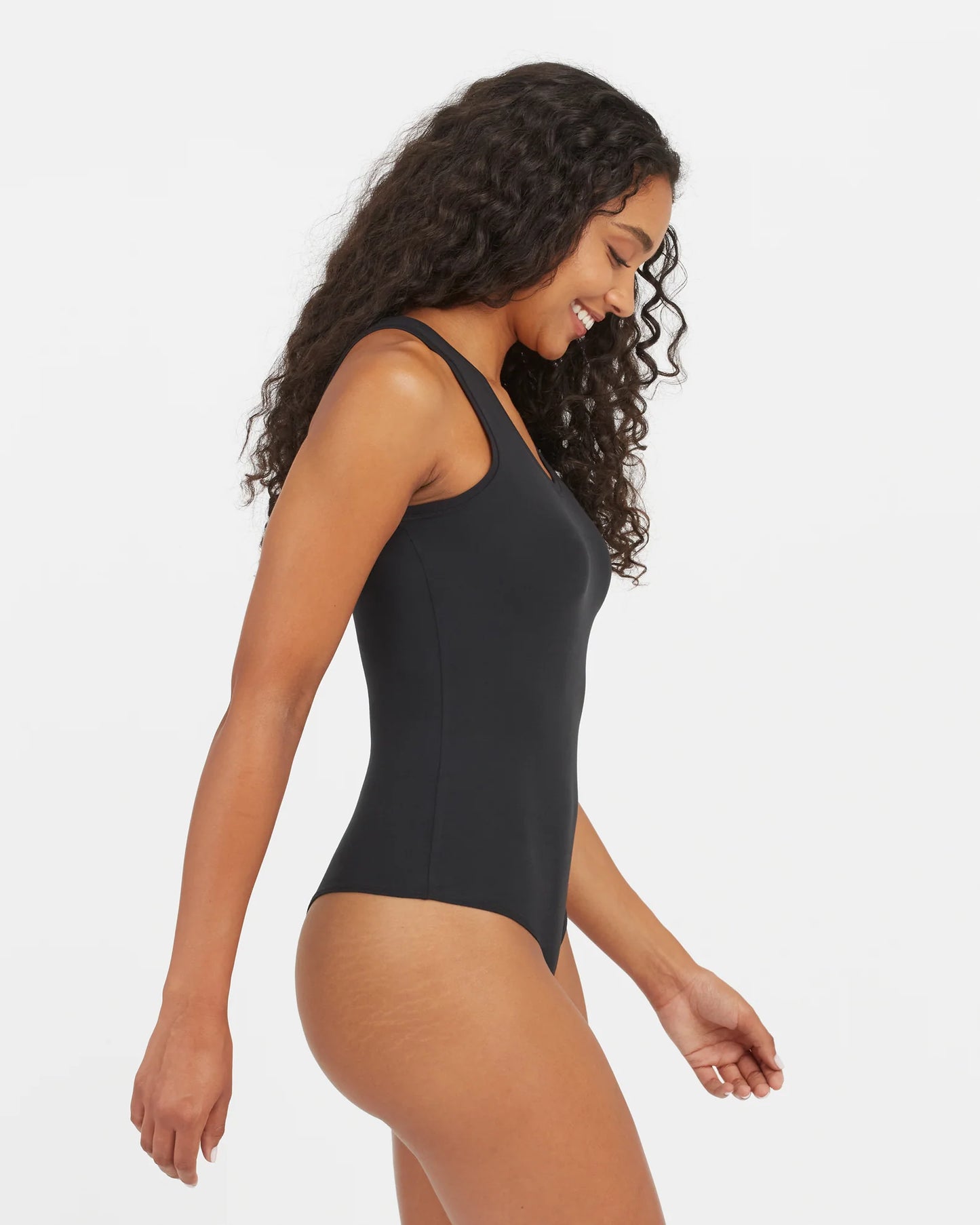Spanx Black Tank Bodysuit