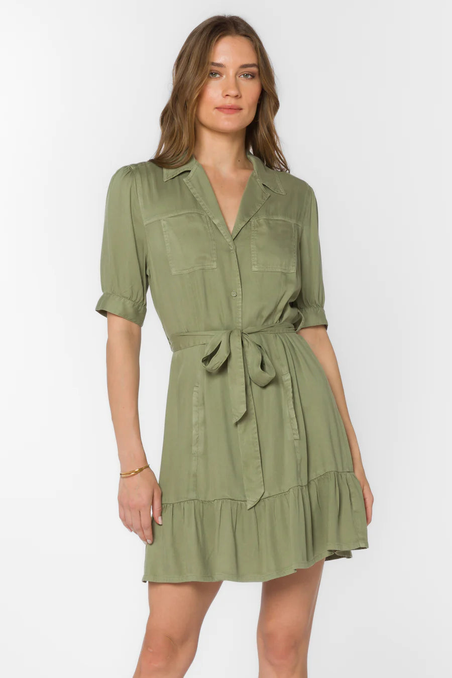 Velvet Heart BELVA OLIVE DRESS