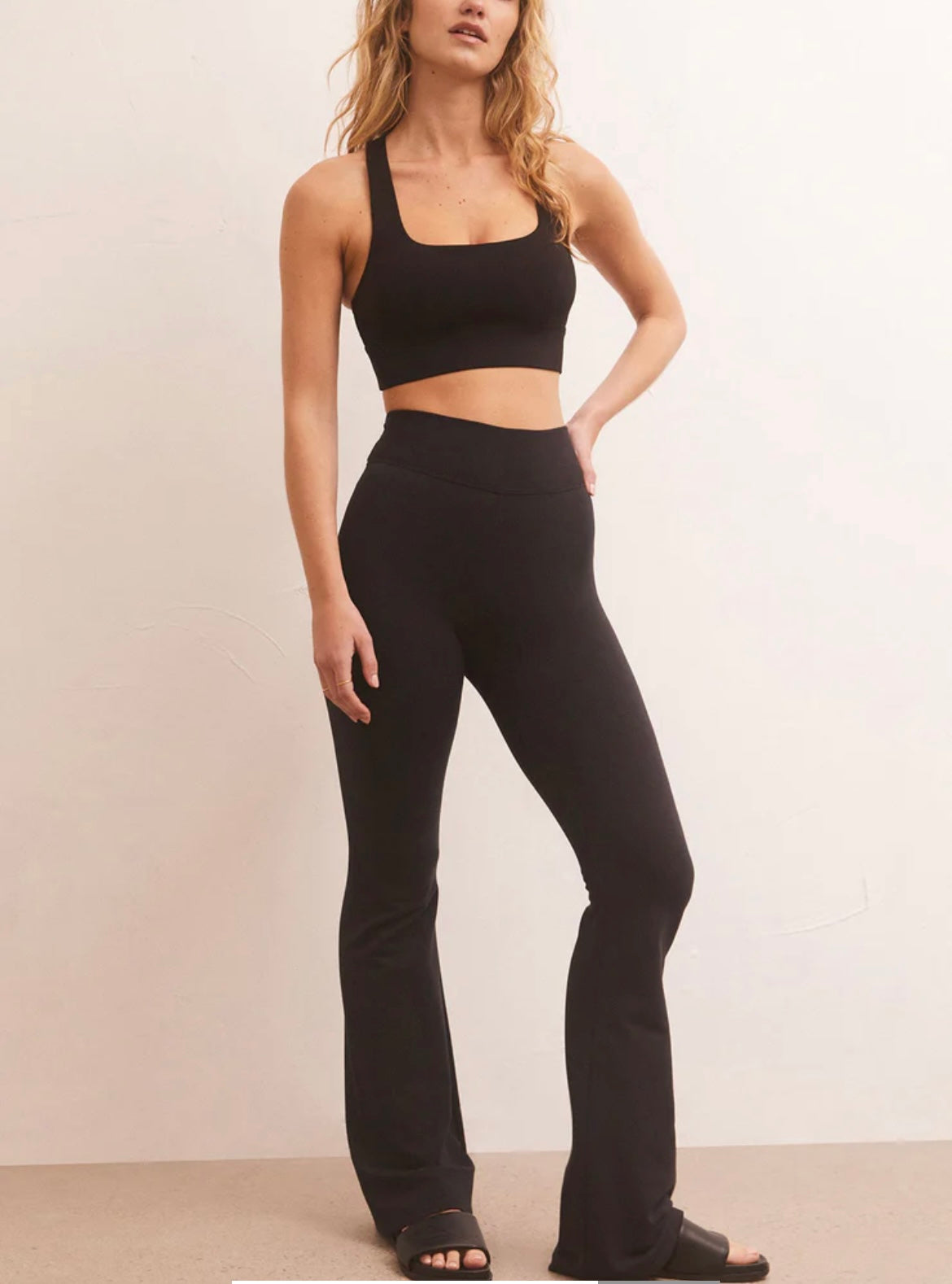 Z Supply Everyday Black Flare Pant