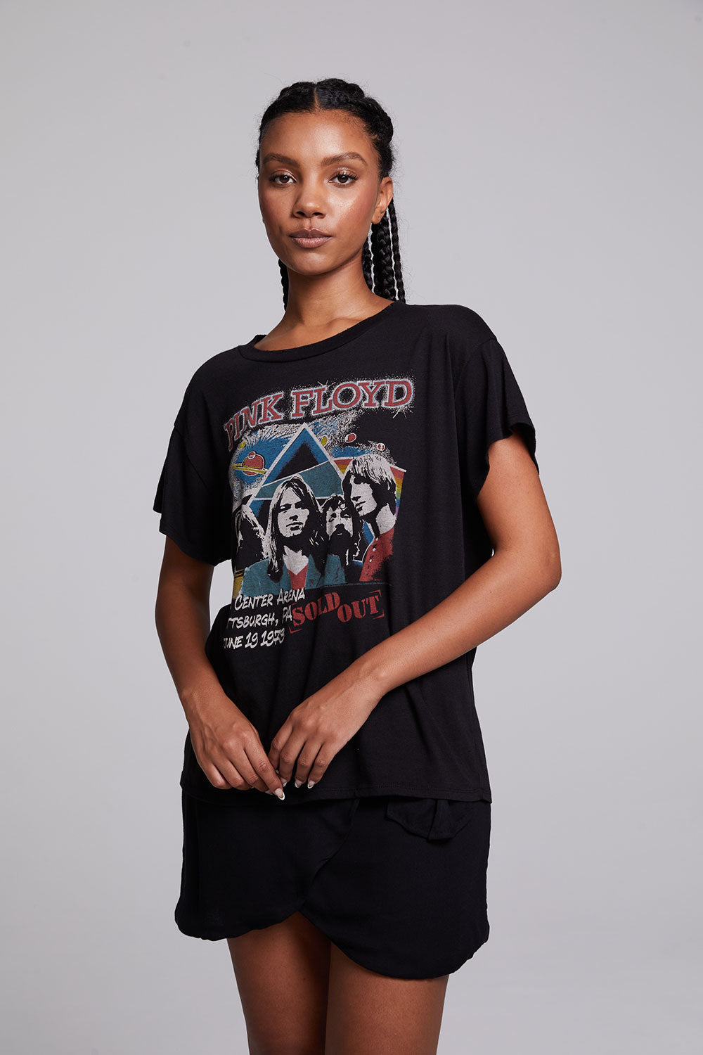 Chaser Pink Floyd Nassau Coliseum Crew Neck Tee