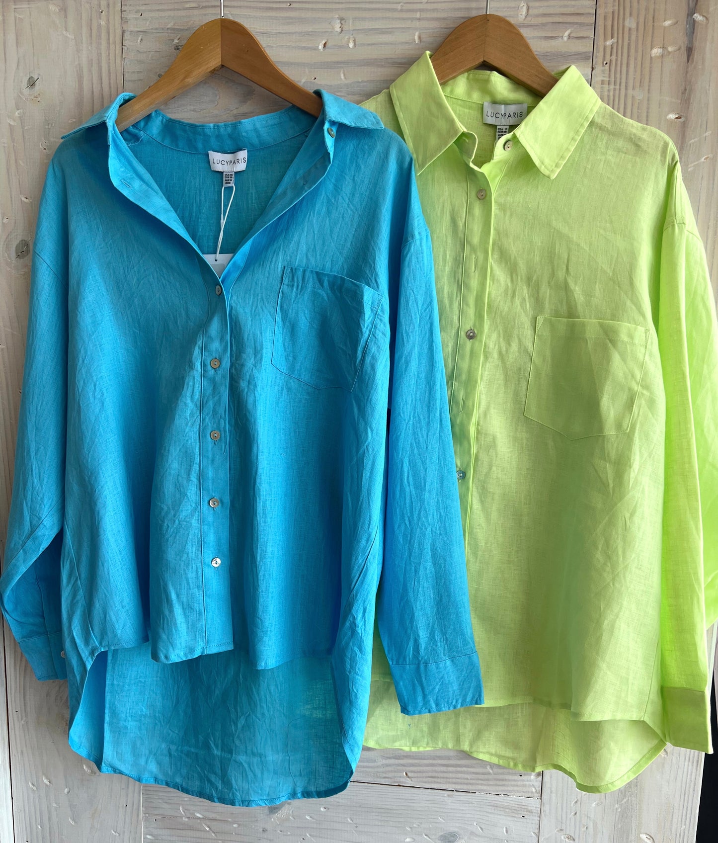 Lucy Paris Blue Toni Button Down