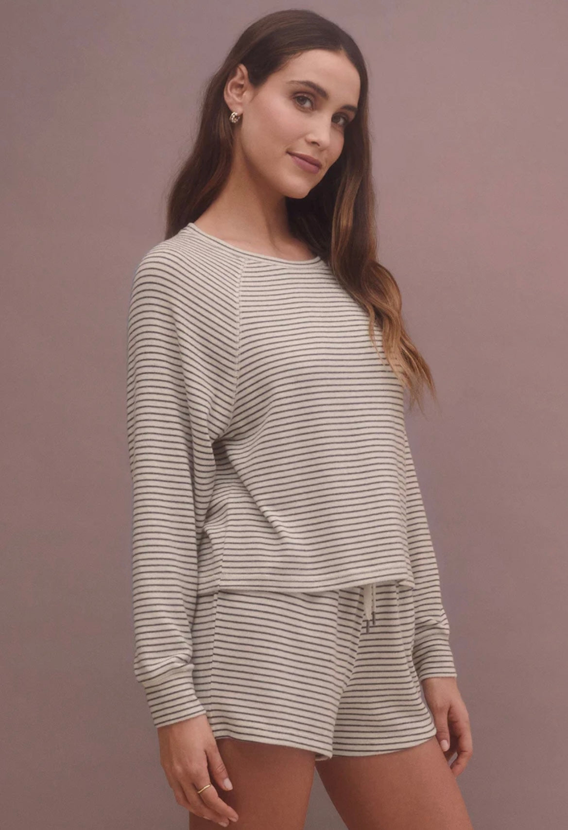 Z Supply STAYING IN STRIPE LONG SLEEVE TOP