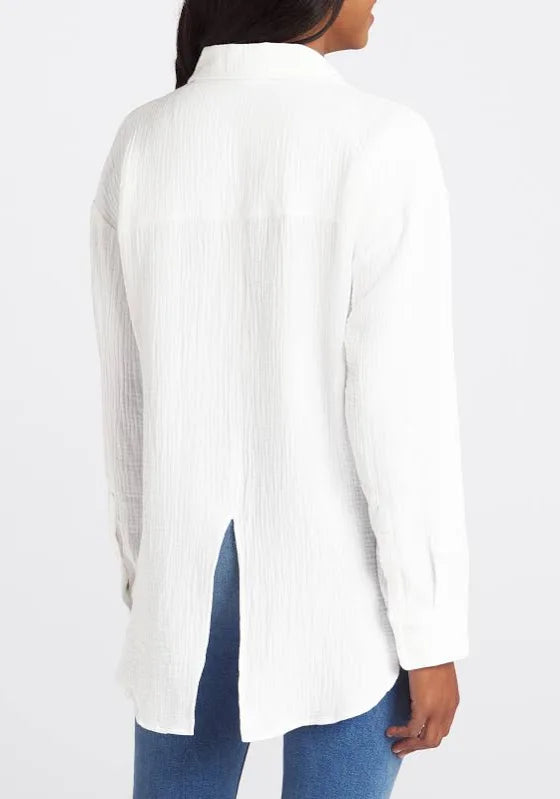 Sanctuary White Slit Back Tunic