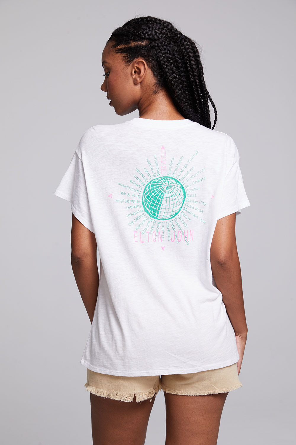 Chaser Elton John World Tour Crew Neck Tee