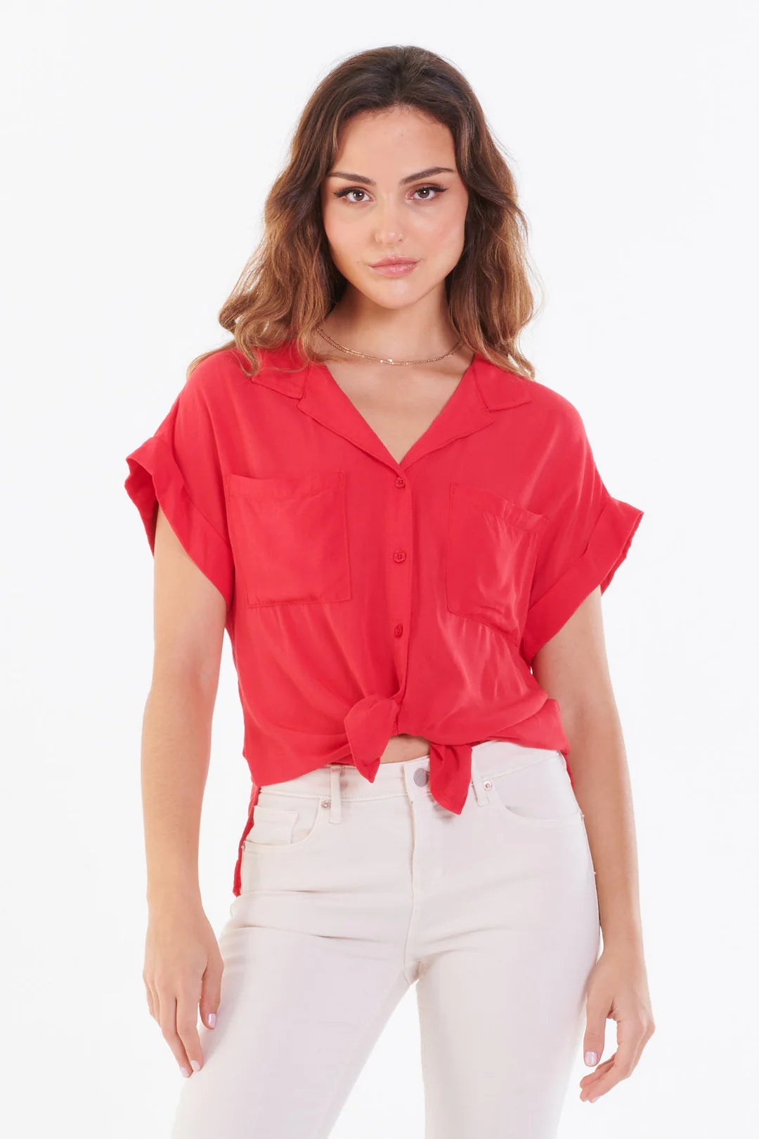Dear John CALI TIE FRONT SHIRT