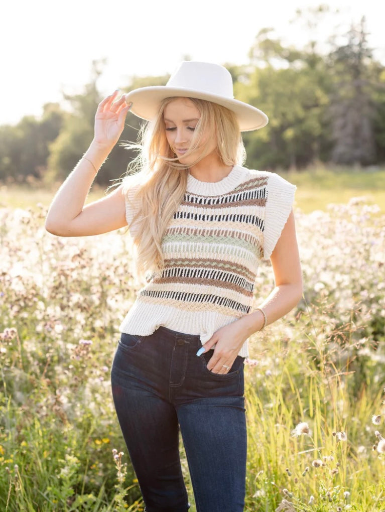 Elan Multi Sweater Tank