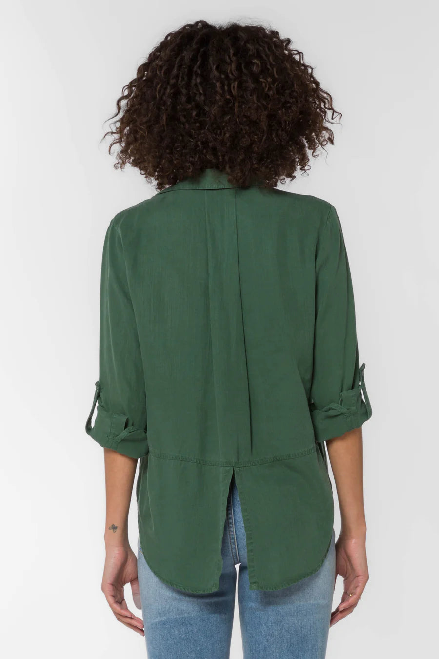 Velvet Heart RILEY DARK GREEN SHIRT