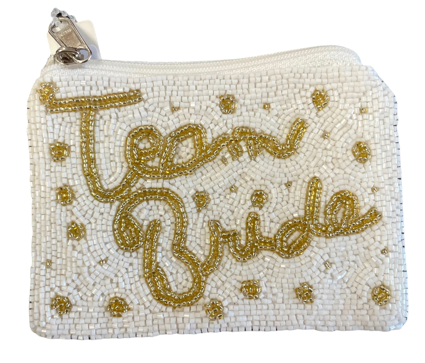 Team Bride Beaded Coin Bag