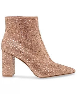 Betsey Johnsons Blush Rhinestone Bootie