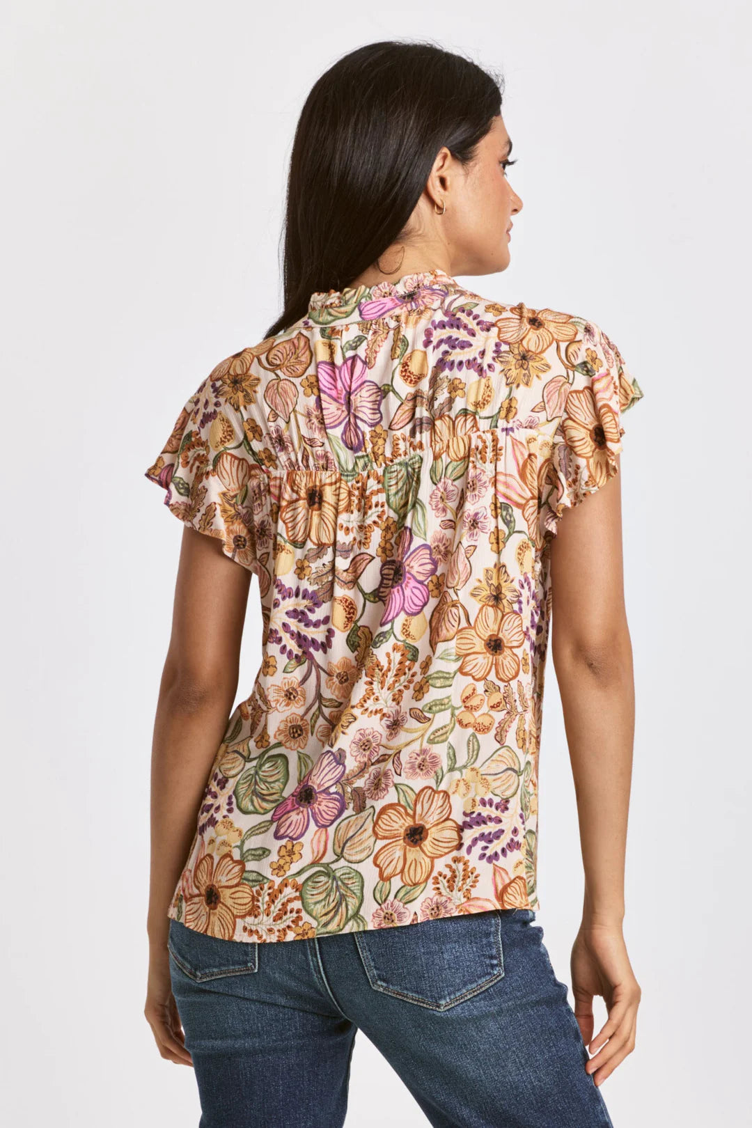 STEPHANY SHORT SLEEVE SHIRT BOHO LOVE