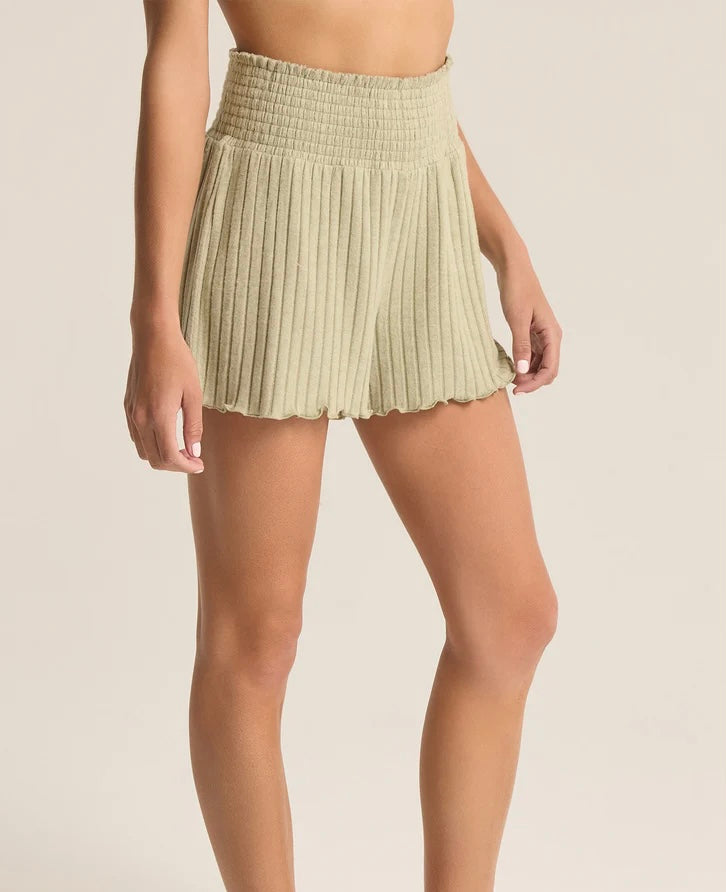 Dawn smocked rib short