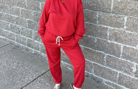 Stadium Jogger Haute Red