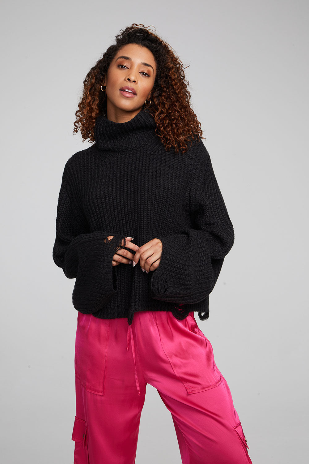 Chaser Aimee Shadow Sweater