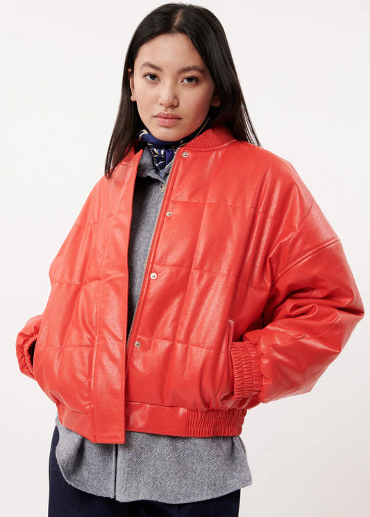 Rita Jacket Red Leather