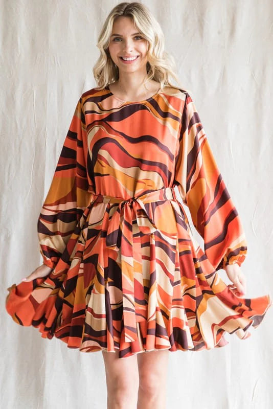 Sadie Abstract Dress