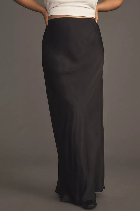 Katianna Black Maxi Skirt