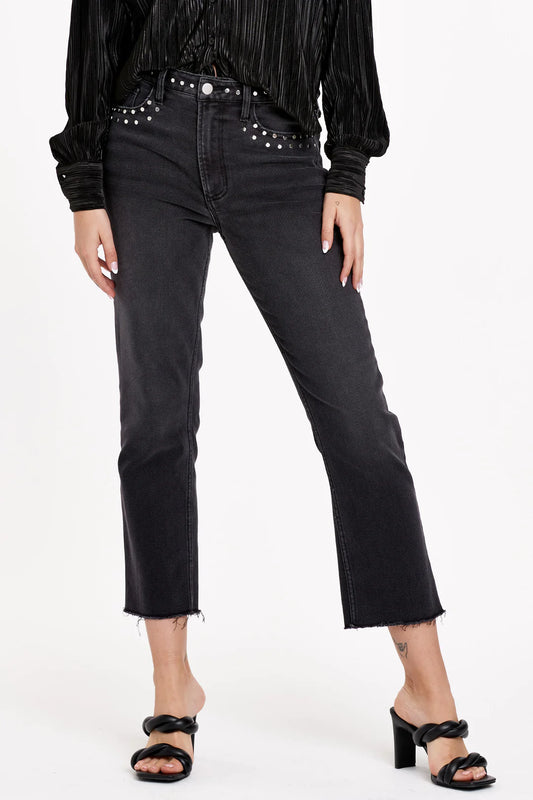 FRANKIE SUPER HIGH RISE CROPPED STRAIGHT JEANS CHADWICK