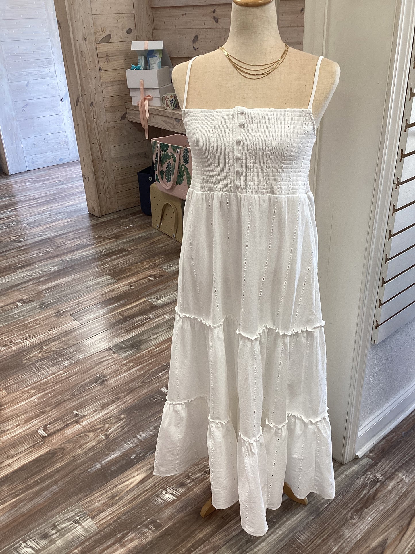 Tank Maxi Dress Salt Lace