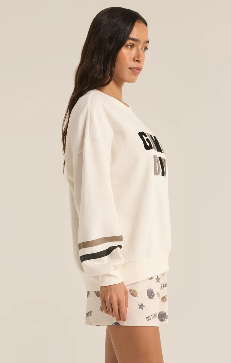 Oversized Game Day Sweatshirt