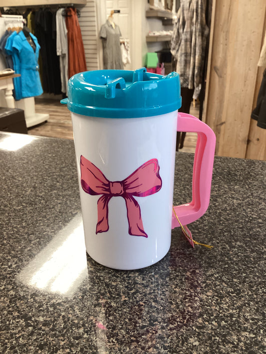 Pink Bow Tumbler