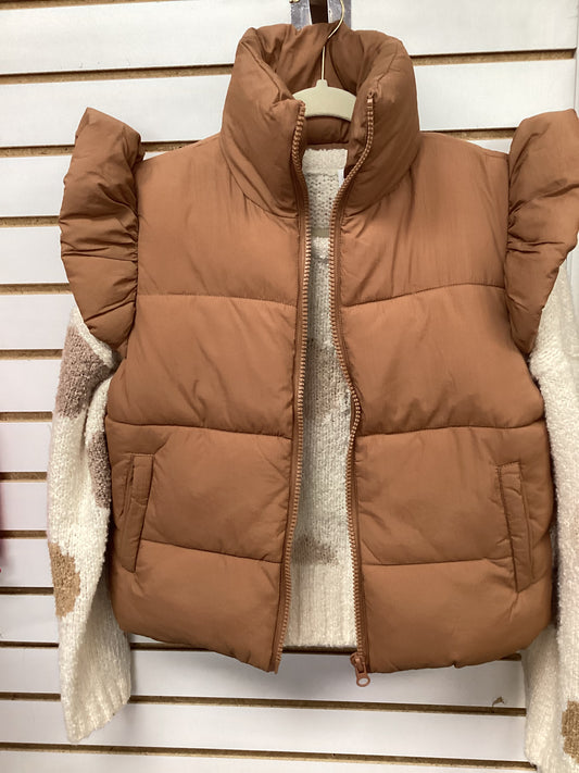 Brown Puffer Vest