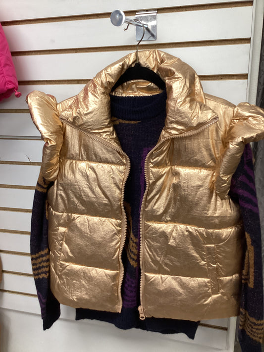 Gold Puffer Vest