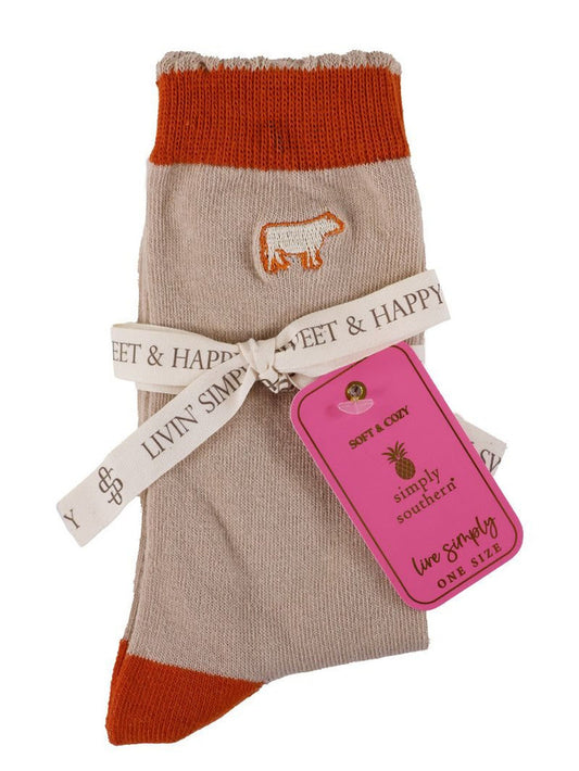 Simply Southern Cow Socks