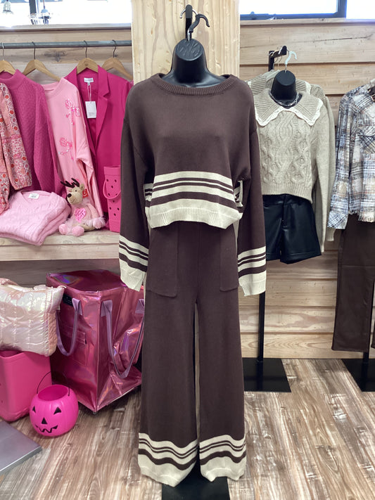 Cocoa Beige Sweater Set