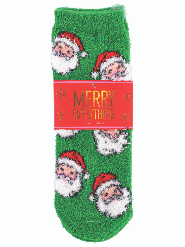 Soft Santa Socks