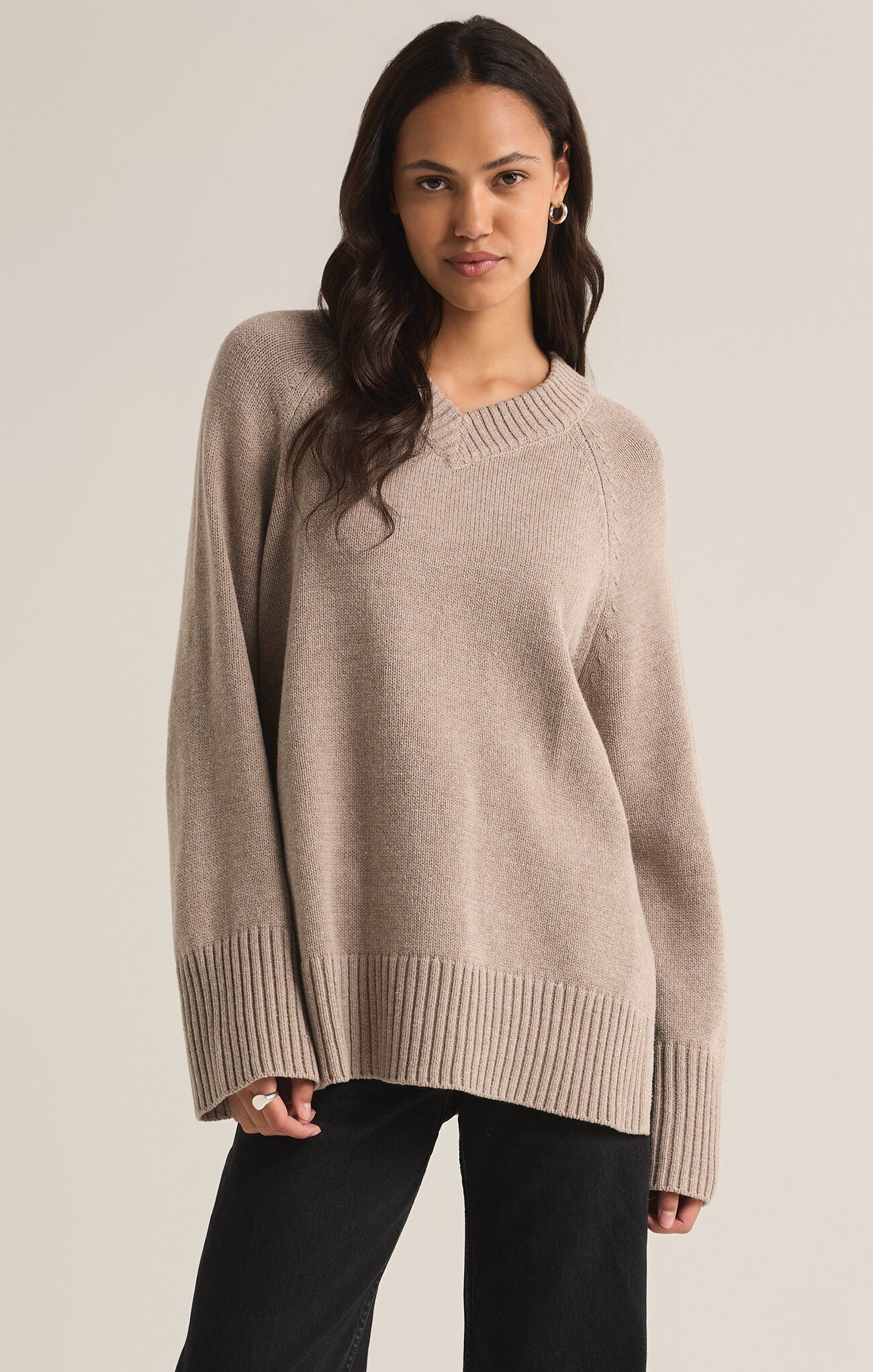 Boulevard V-Neck Sweater