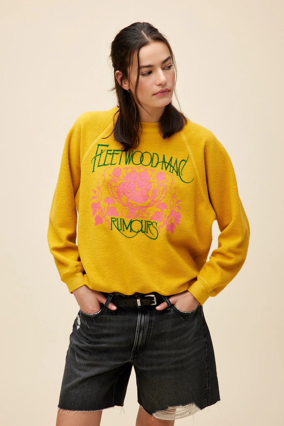 Fleetwood Mac Floral Reverse Raglan Sweatshirt