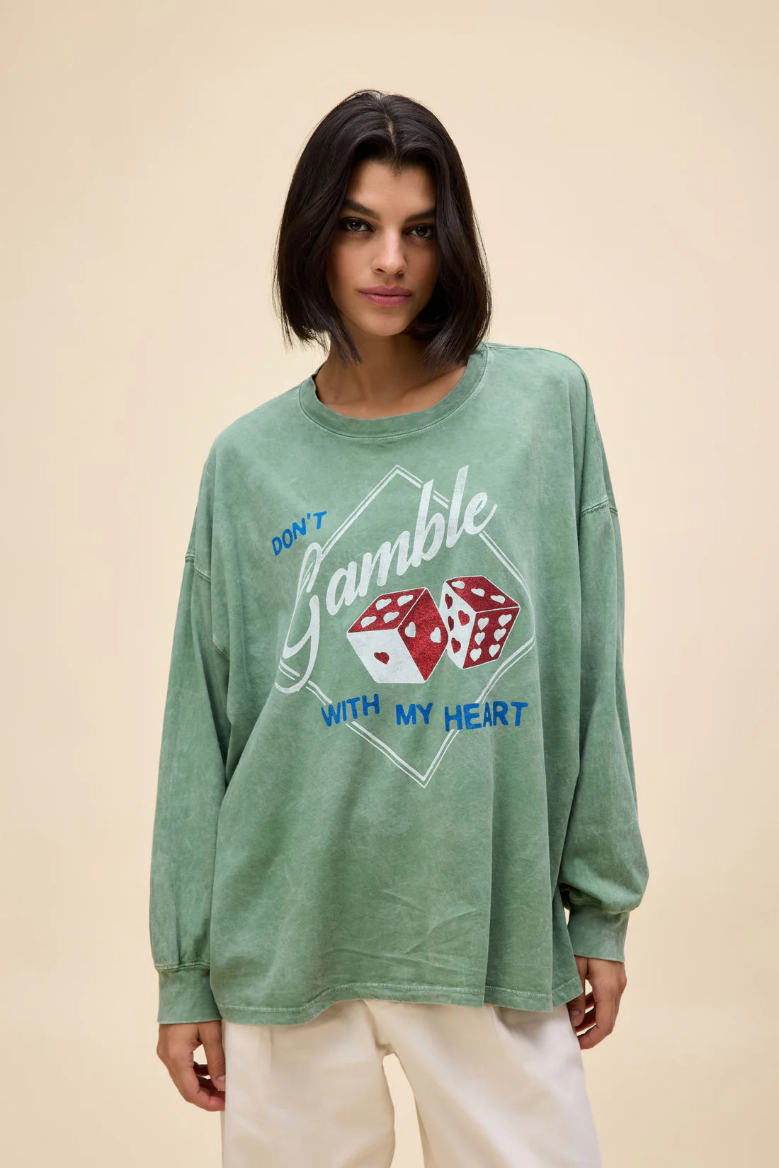 Don’t Gamble With My Heart OS Long Sleeve