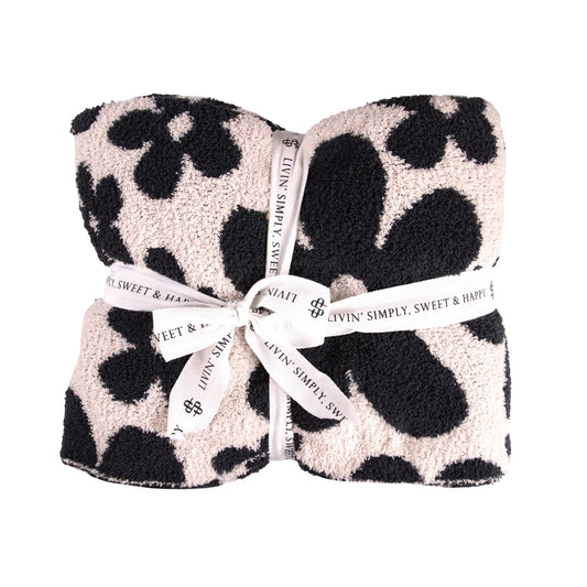 Simply Southern Soft N Cozy blanket - Black
