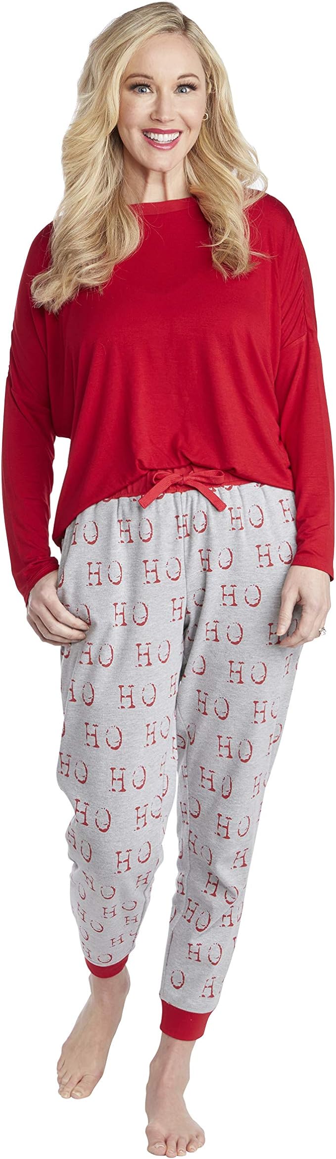 Mudpie Women’s Matching Pajama Set- HoHoHo
