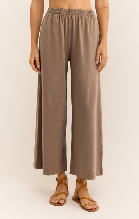 Scout Jersey Flare Pant - Iced Coffee