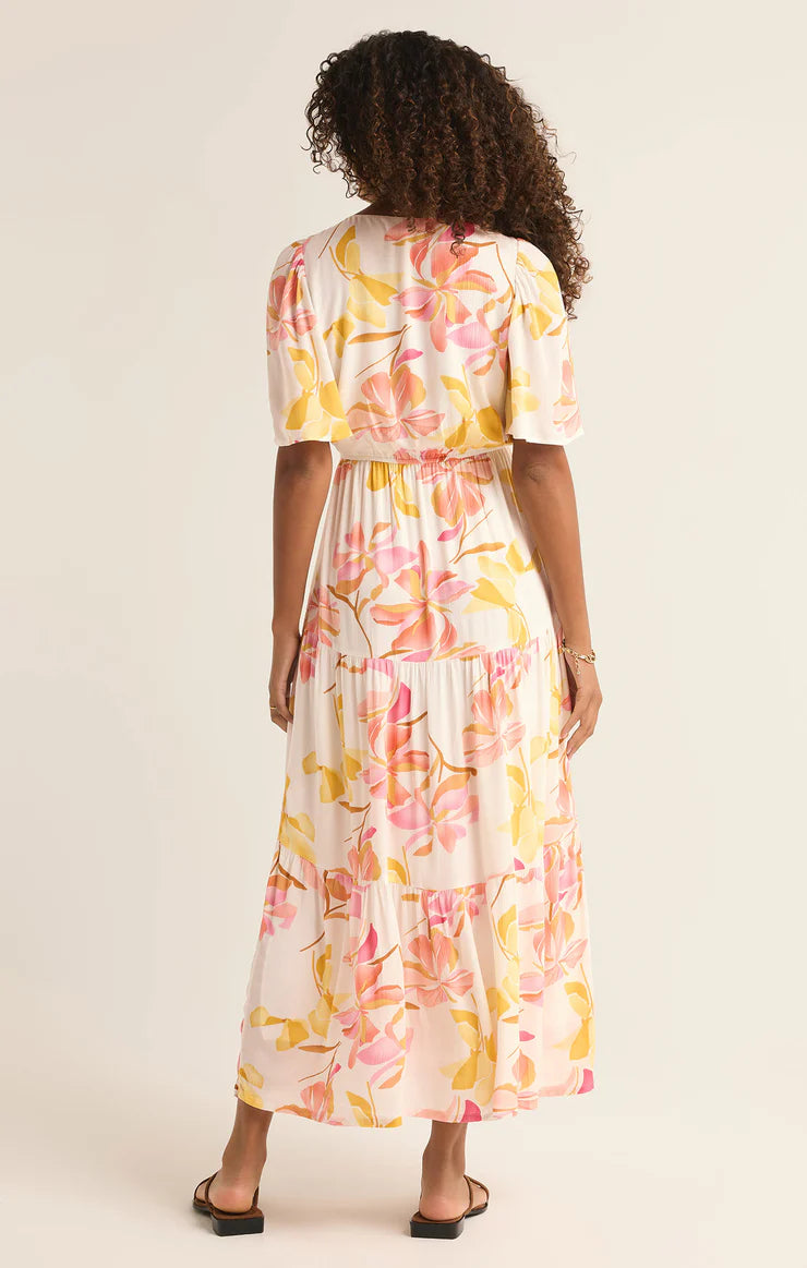 Kat Golden Hour Golden Floral Maxi Dress