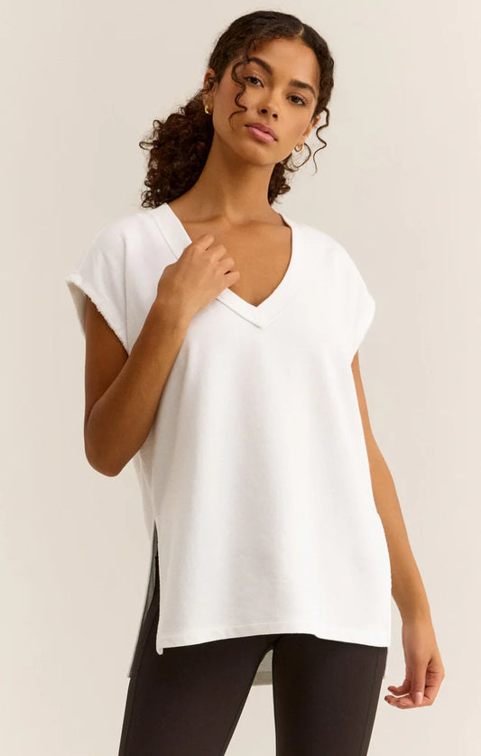 On The Weekends Top - White