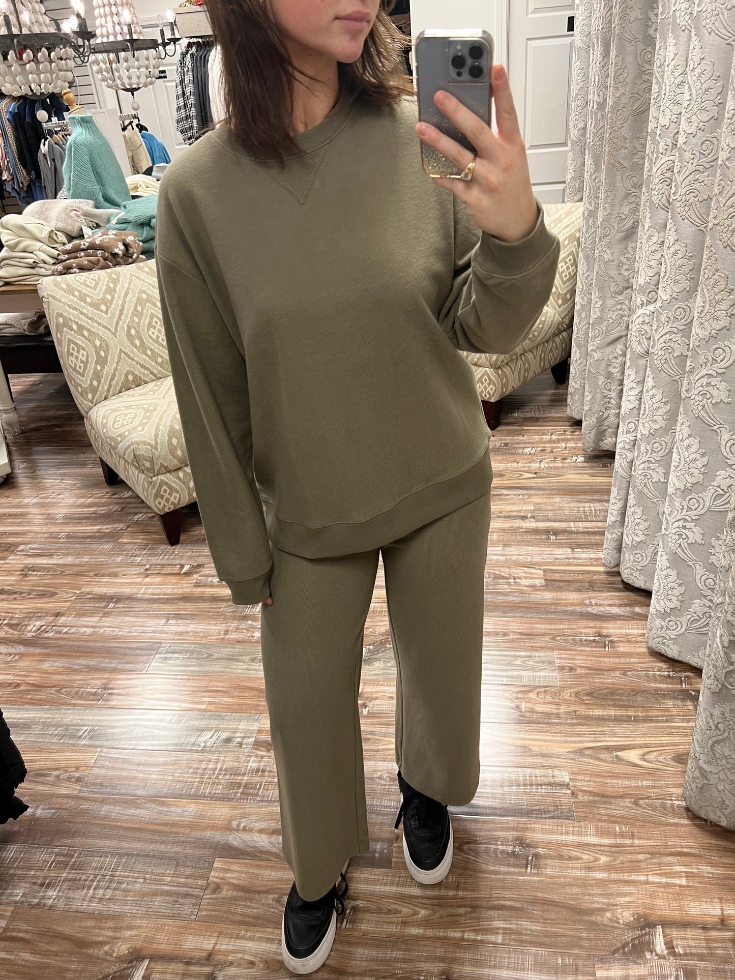 Z-Supply Modern Ribbed Top-Olive