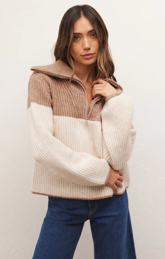 Mink Canyon Block Sweater